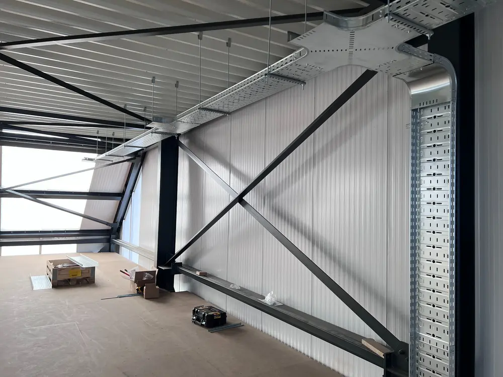 Plaatsing van de kabelgoten