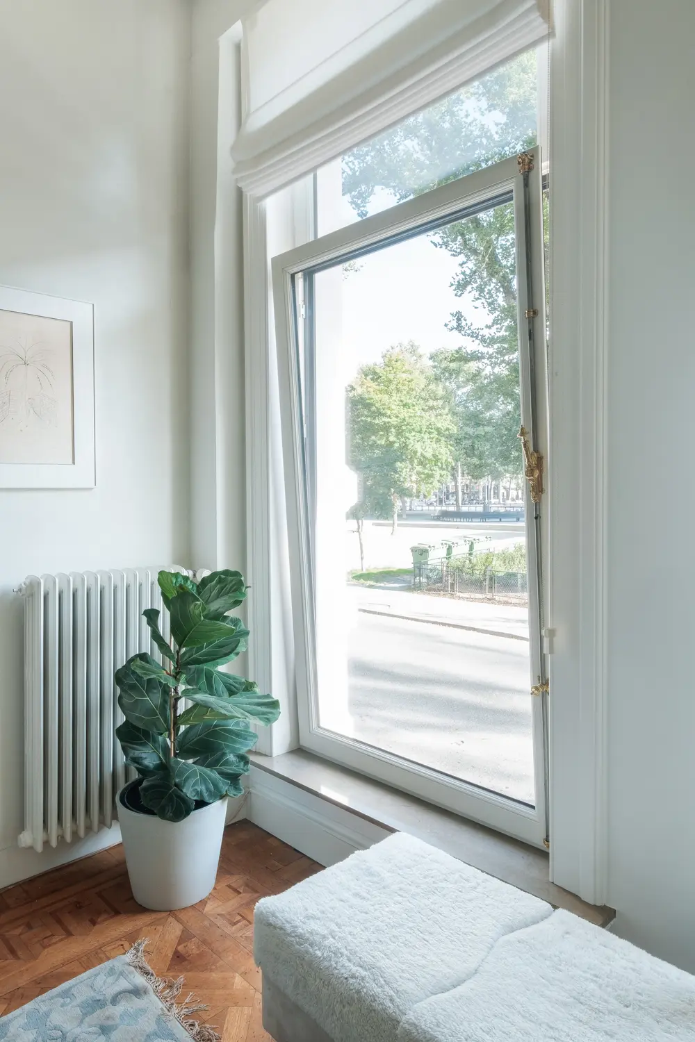 Binnenkant ramen Atelier Schrauwen