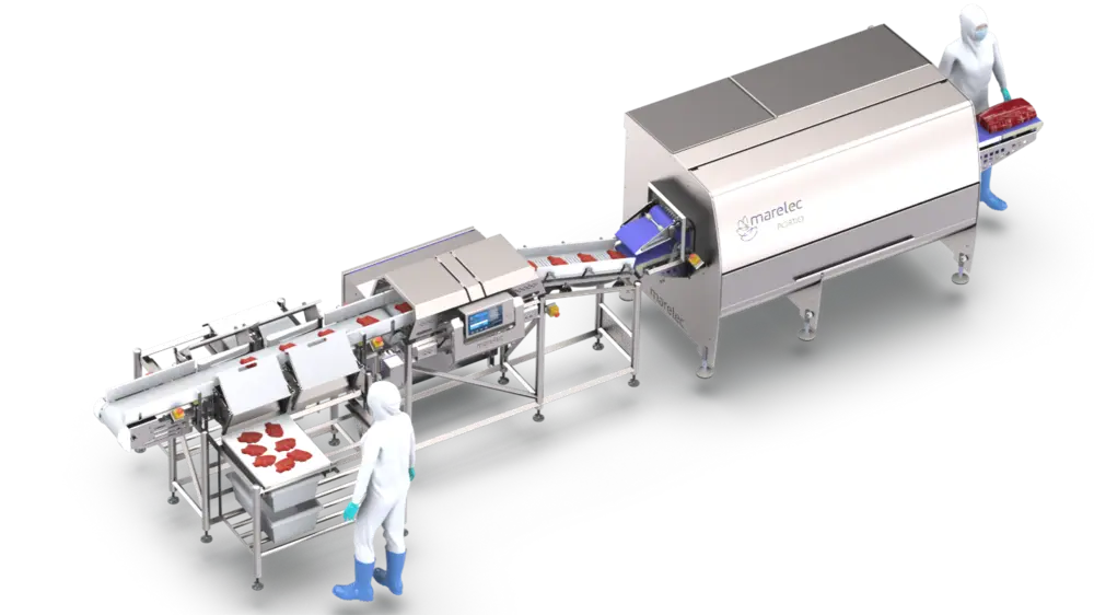 Carmans E.&L.  PORTIO 3 300-machine met sorteerlijn