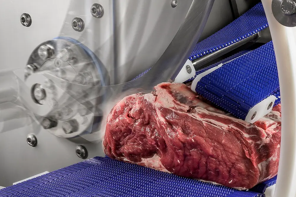 Intelligente portionering van vlees