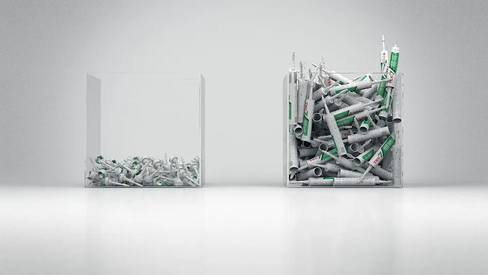 Tec7 90% minder afval