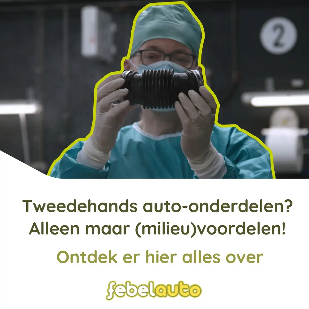 Febelauto zet CO2-winst van tweedehands auto-onderdelen in de kijker