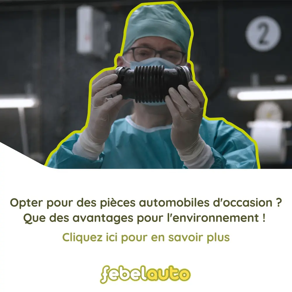 Febelauto met sous les projecteurs les gains en CO2 des pièces automobiles d’occasion