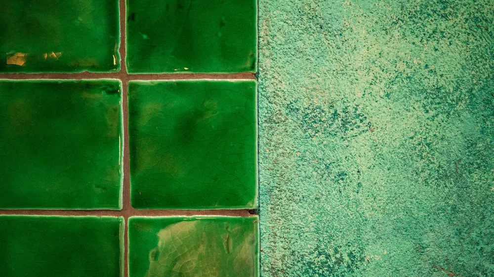 Detail tegelmuur CremeFresh