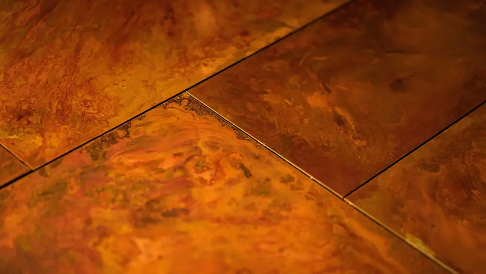 Detail terracotta tegel CremeFresh