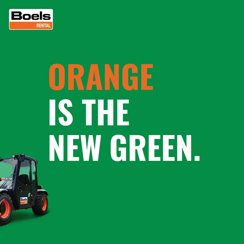 Boels Rental Orange is the new green’