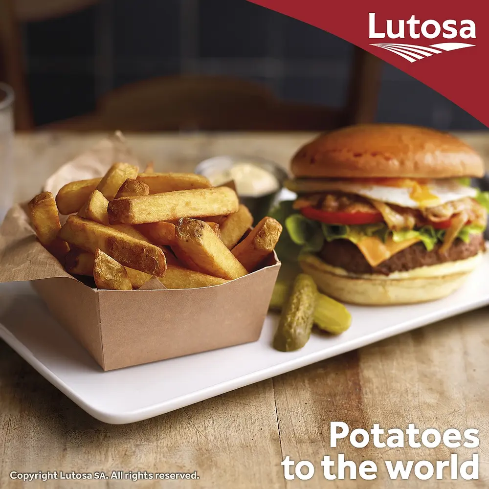 LUTOSA SALTED COATED RUSTIC FRIES