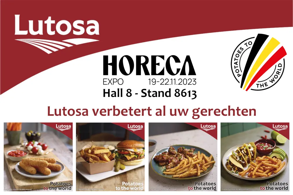 LUTOSA VERBETERT AL UW GERECHTEN OP HORECA EXPO