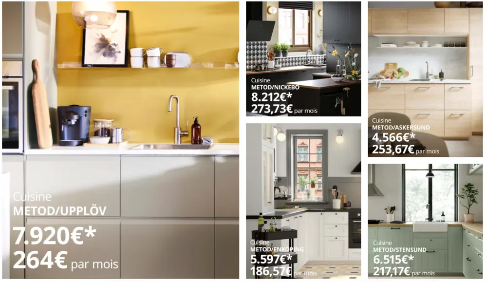 possibilités cuisines ikea