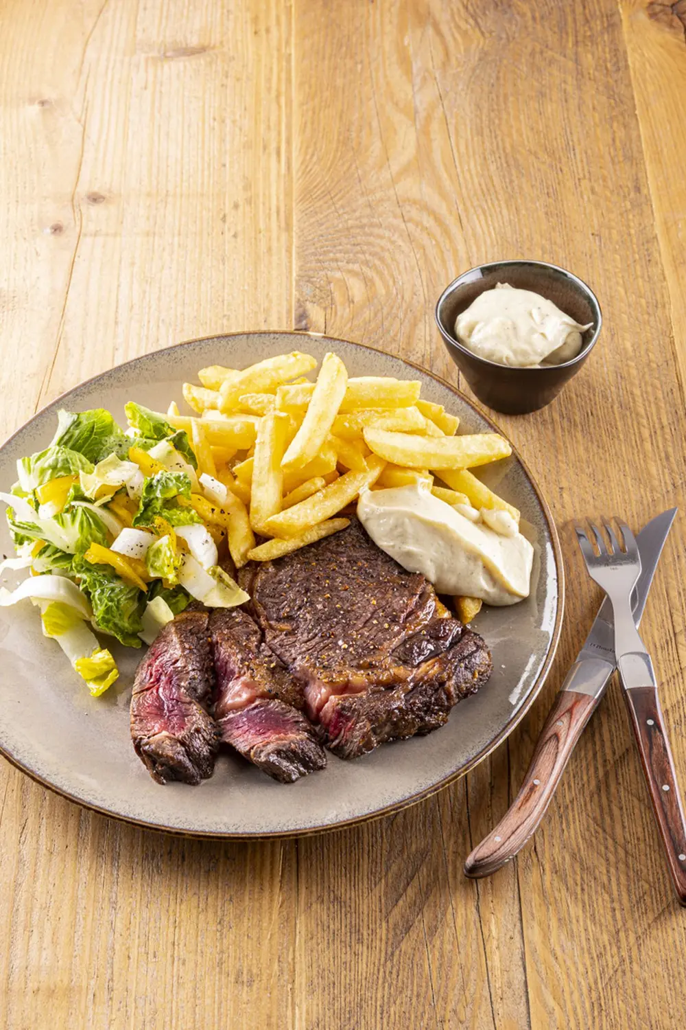 Delino: steak frites 