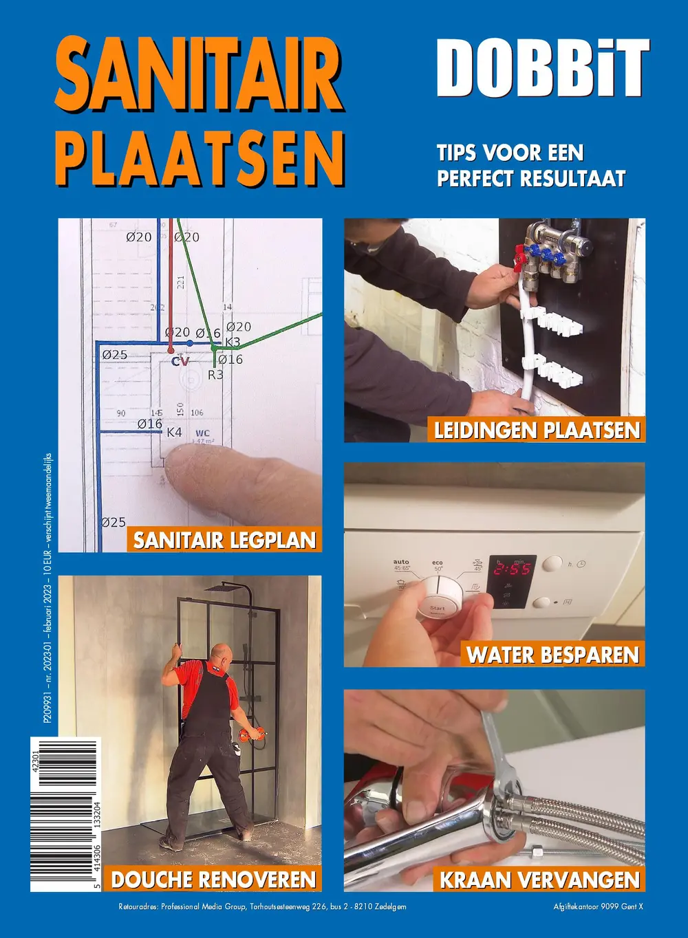 Sanitair plaatsen