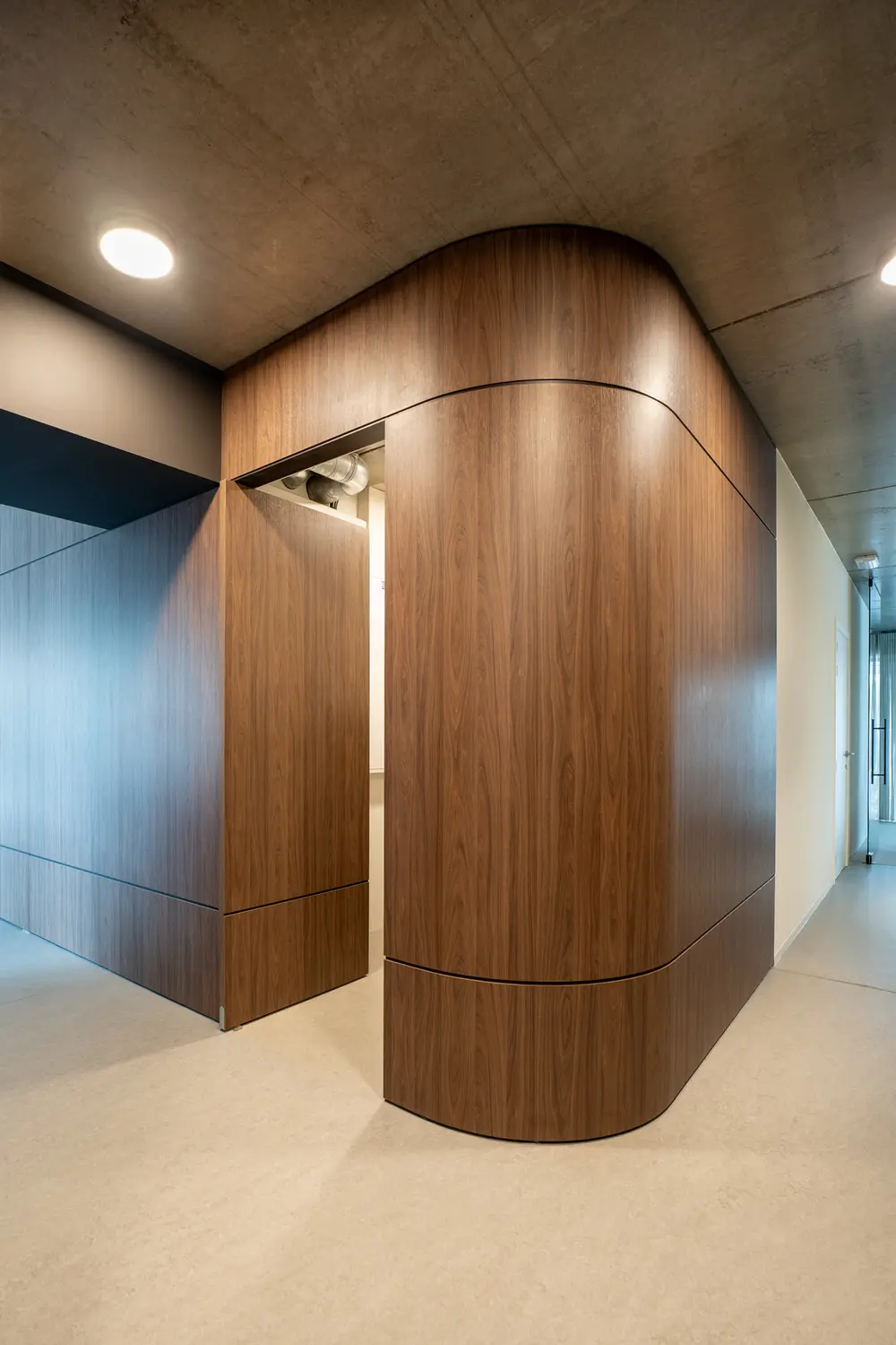 Van Oerle ingewerkte pivotdeuren