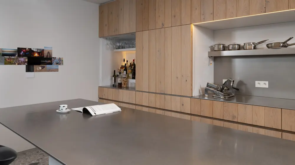 Schrijnwerkerij Loncke hout inox