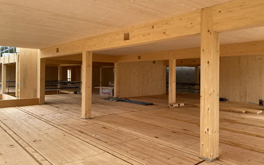 Beneens houtskeletbouw