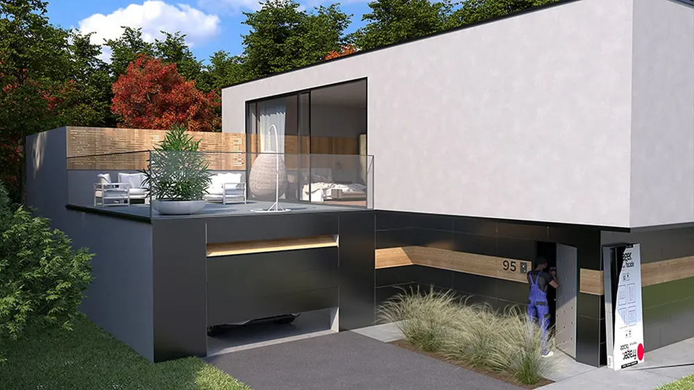 inkomdeuren gevelbekleding