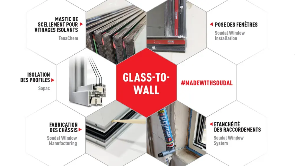 from glass to wall soudal