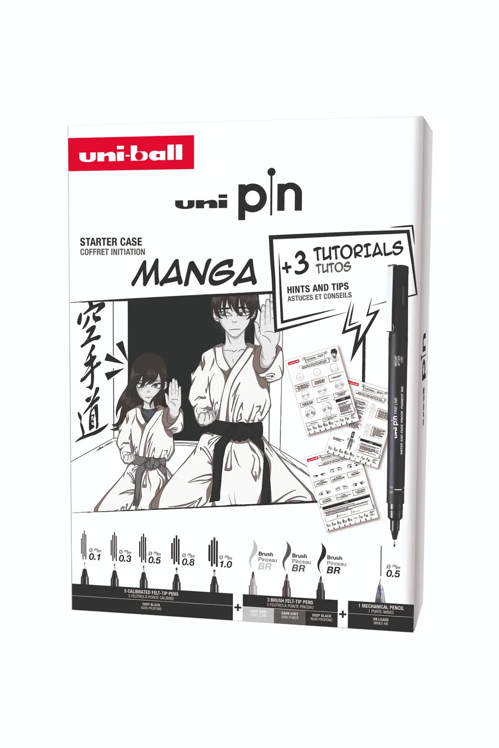 lettering & manga set
