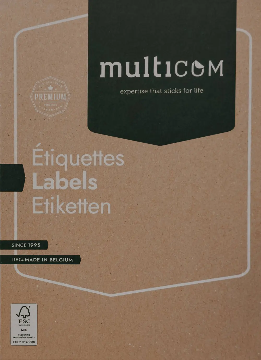 Kraftpapier doosje multicom
