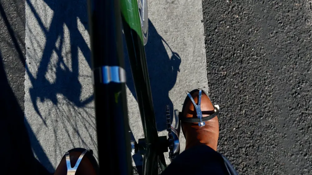 Pendelen met de fiets naar het werk