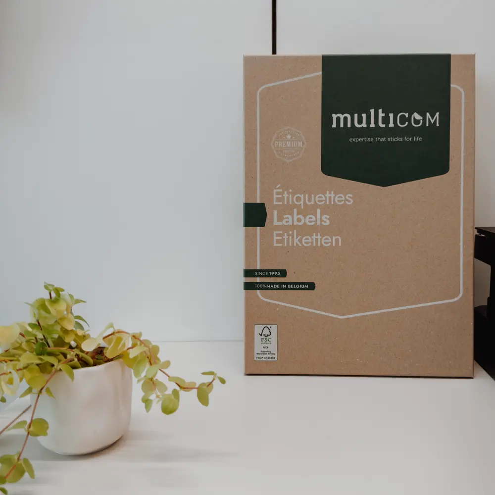 Multicom etiketten