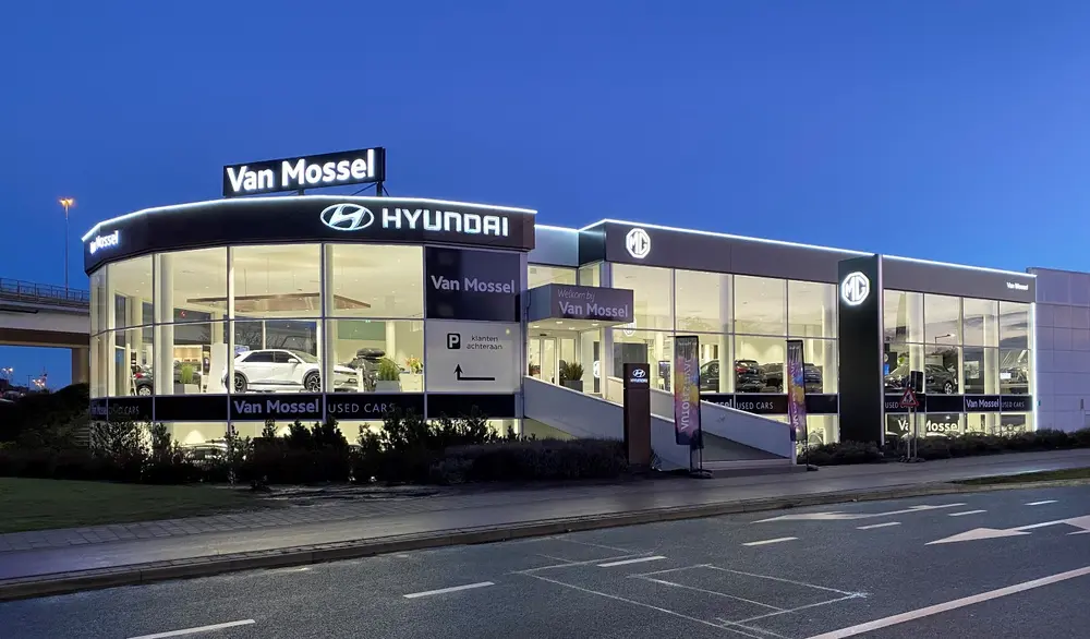 Nieuwe Van Mossel Hyundai, MG en Maxus vestiging in Gent