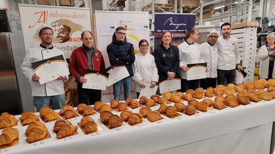 golden croissants