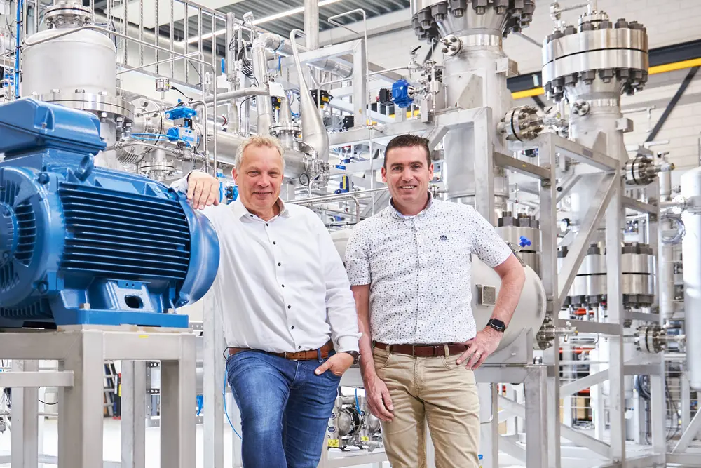 Ewald Kosters en Andy Roeloffzen van Brusche Process Technology