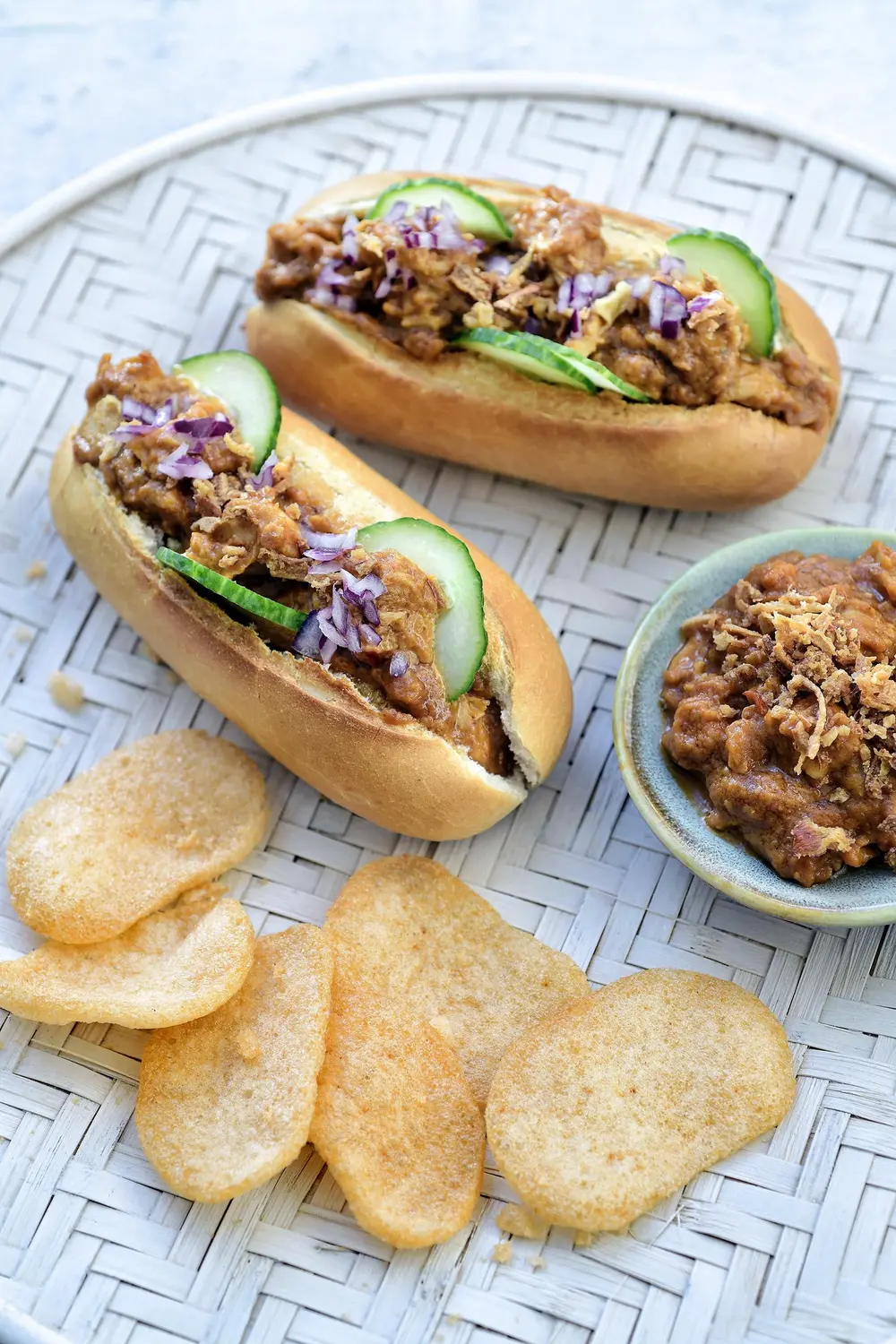 Pikante kipsatésalade van Manna