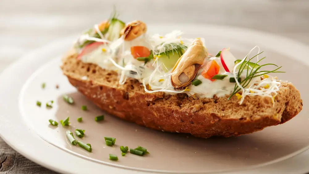 smos mosselsalade met verse tartaarsaus van Jermayo