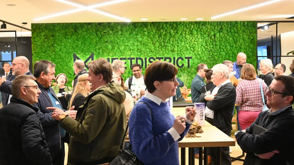 Tussen de lezingen door waren er veel netwerkmomenten voorzien