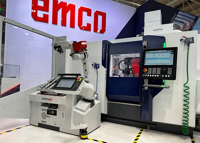 Turn-Assist 200 i geïntegreerd met Emco HT 45