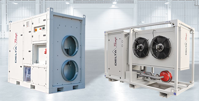 Koelen tot onder het vriespunt met deze low-temp unit in combinatie met de airhandler AHU100