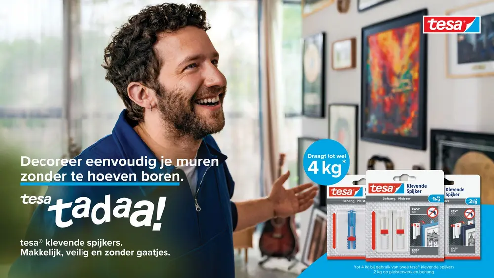 tesa klevende spijkers