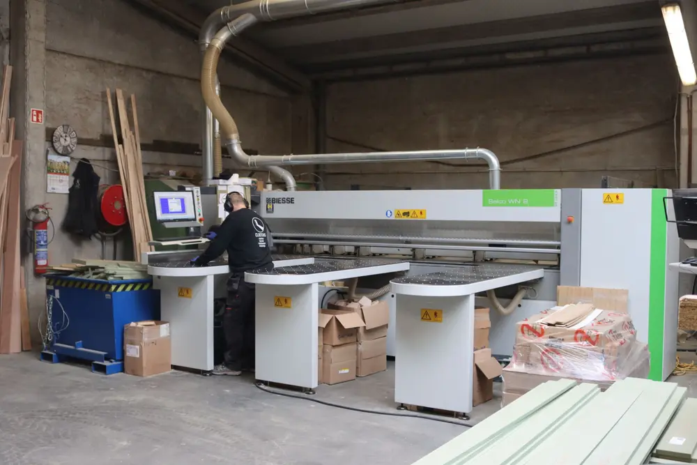 Opdeelzaag Biesse Haco Trading