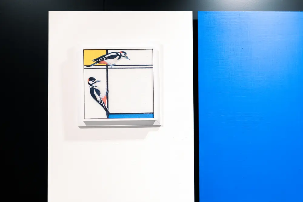 ultramarijn blauw mondriaan