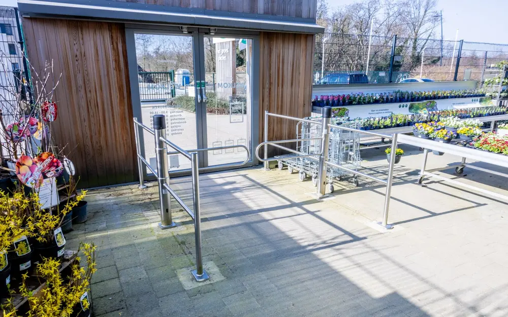 Wanzl toegangspoortjes