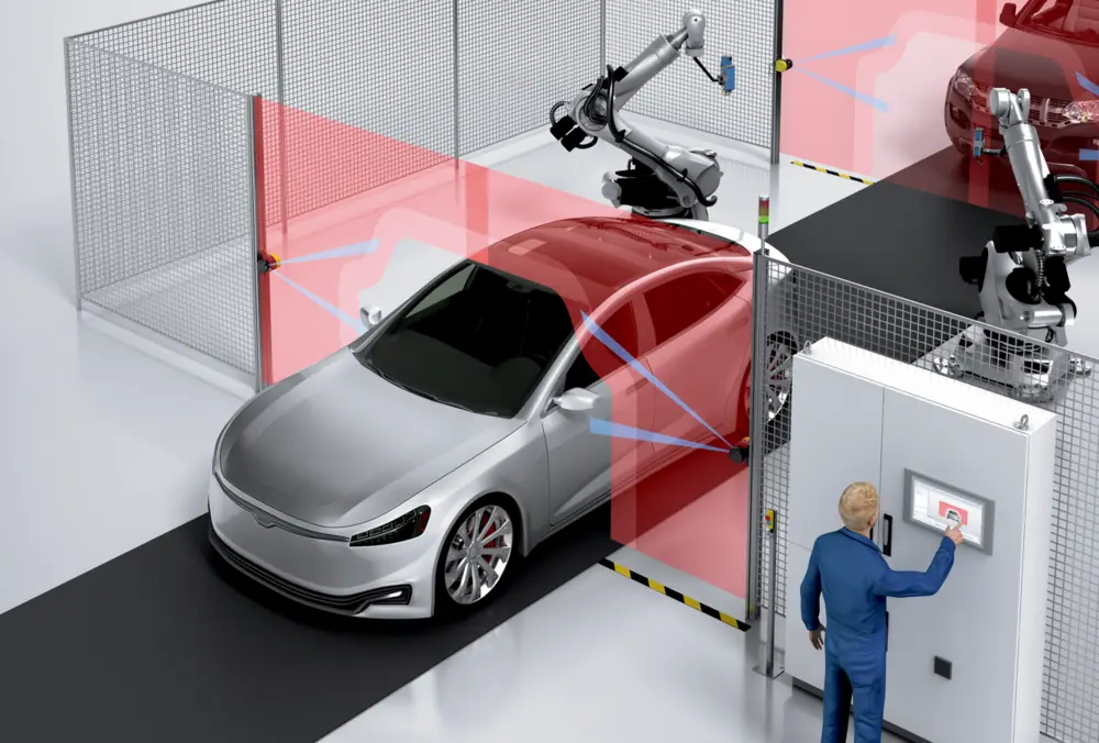 Lichtschermen foto 3