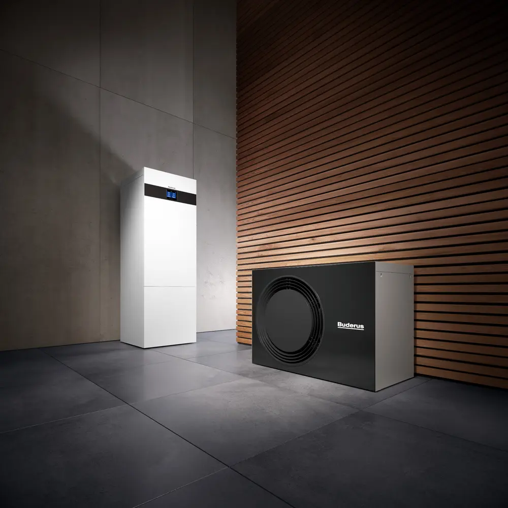 Binnen- en buitenunit Buderus