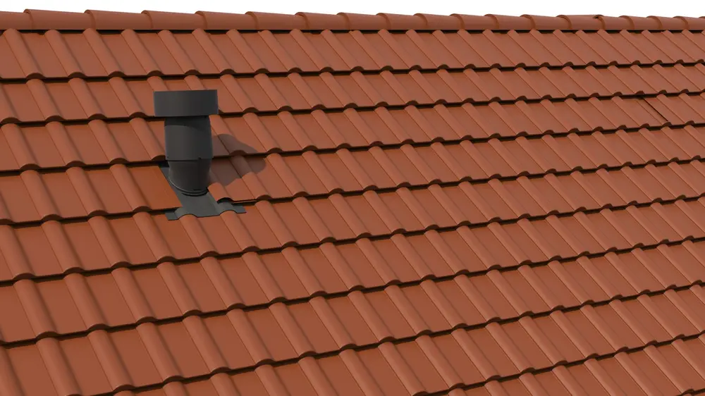 De Ventus geïsoleerde dakdoorvoer