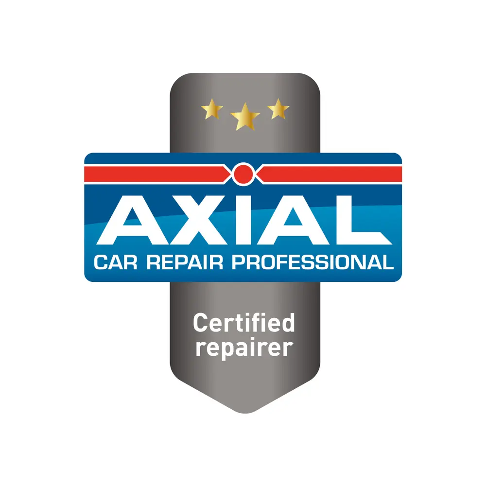 Axial Certified repairer logo