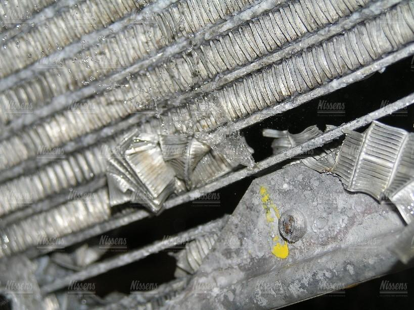 Lekkende condensorlamellen