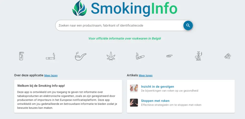 app smoking info