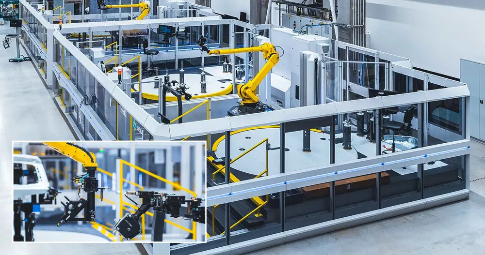 Volautomatische inspectiecel