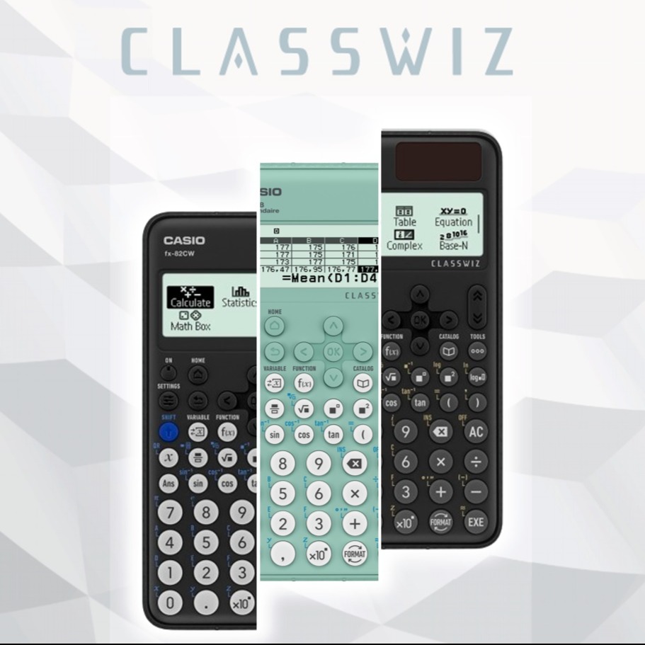 nieuwe reeks rekenmachines Casio