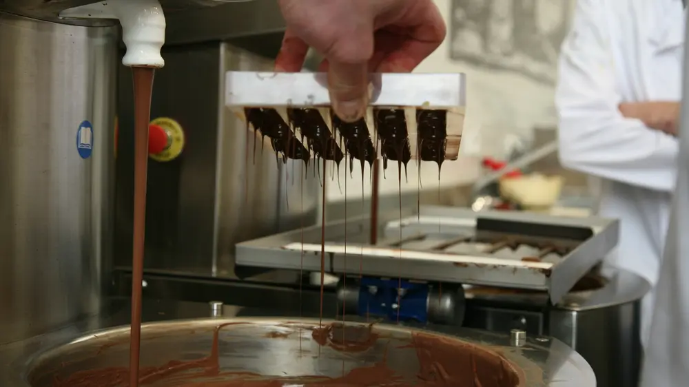 Chocolade mouleren