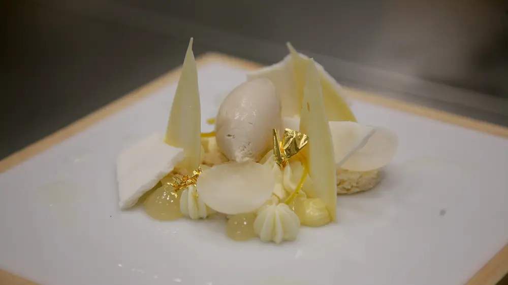Witte chocolade creatie