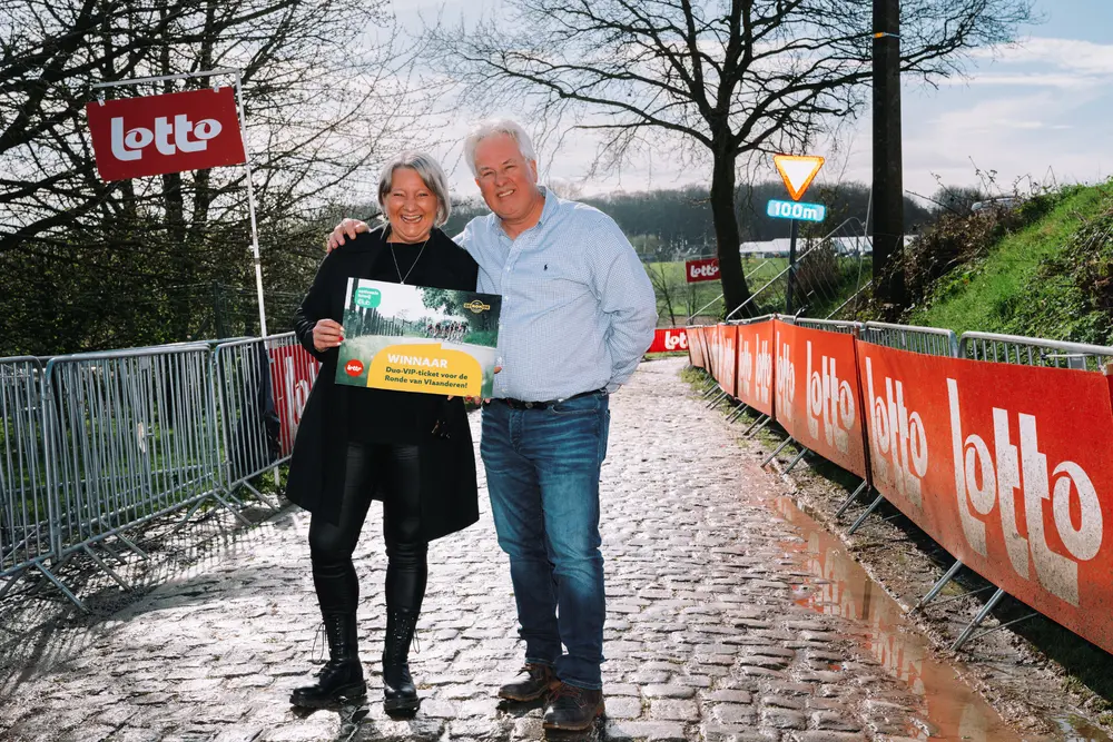 Nationale Loterij actie Ronde van Vlaanderen