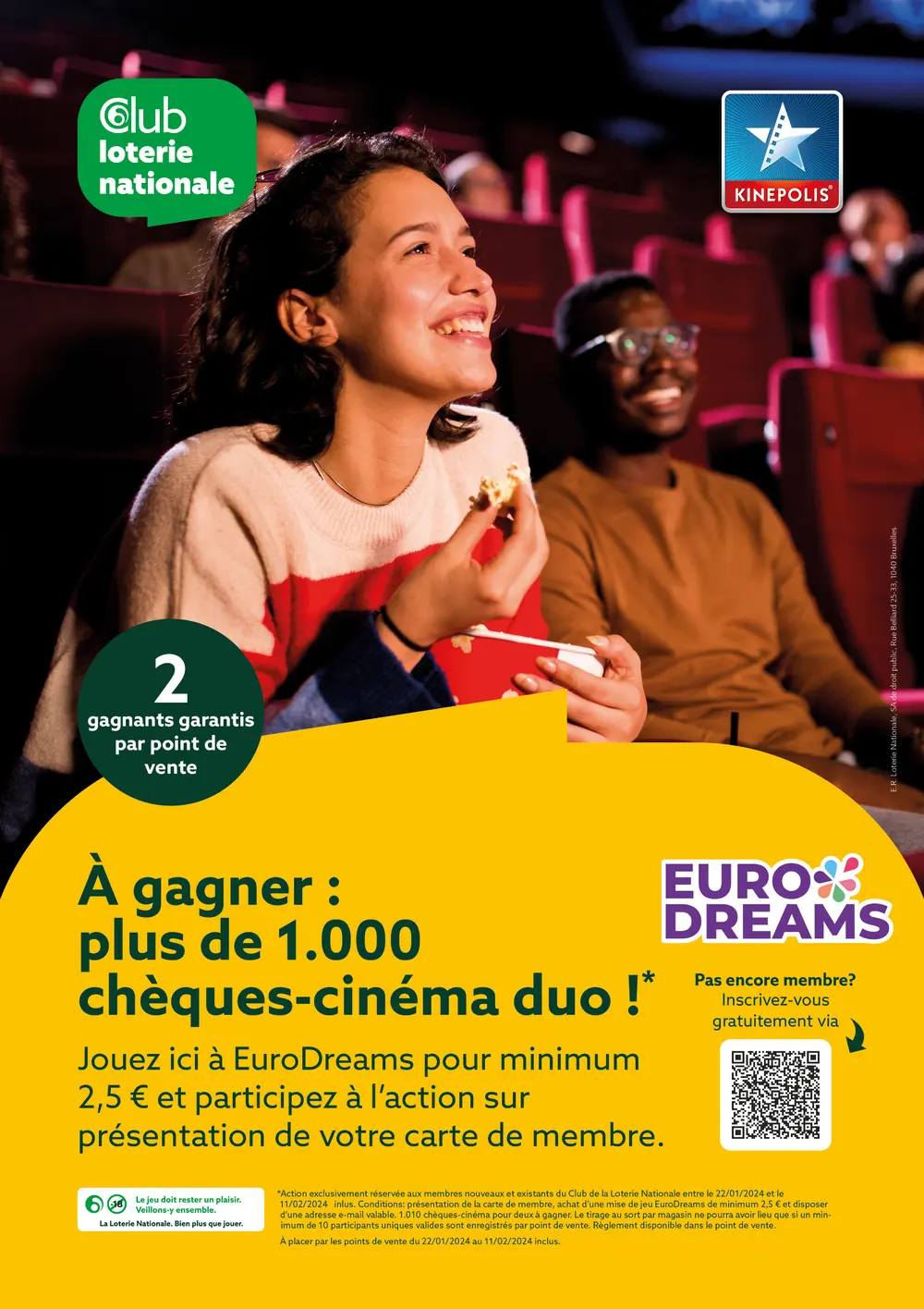 Loterie nationale action Kinepolis
