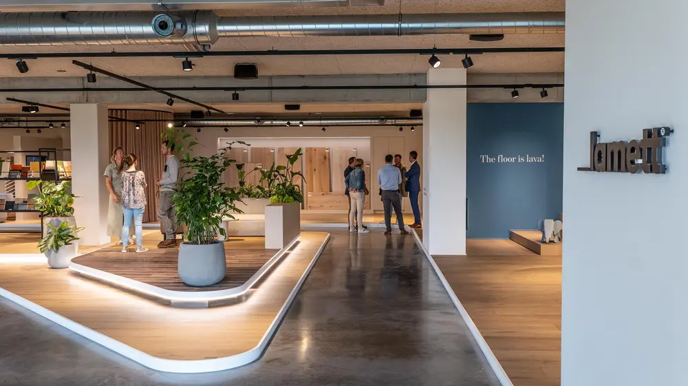 Nieuwe showroom Lamett