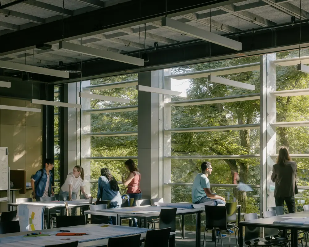 veel lichtinval bij Faculteit ITC